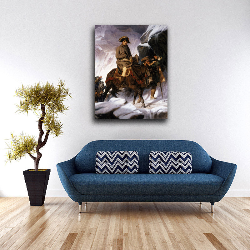 "Napoleon crossing the Alps" - by Paul Delaroche