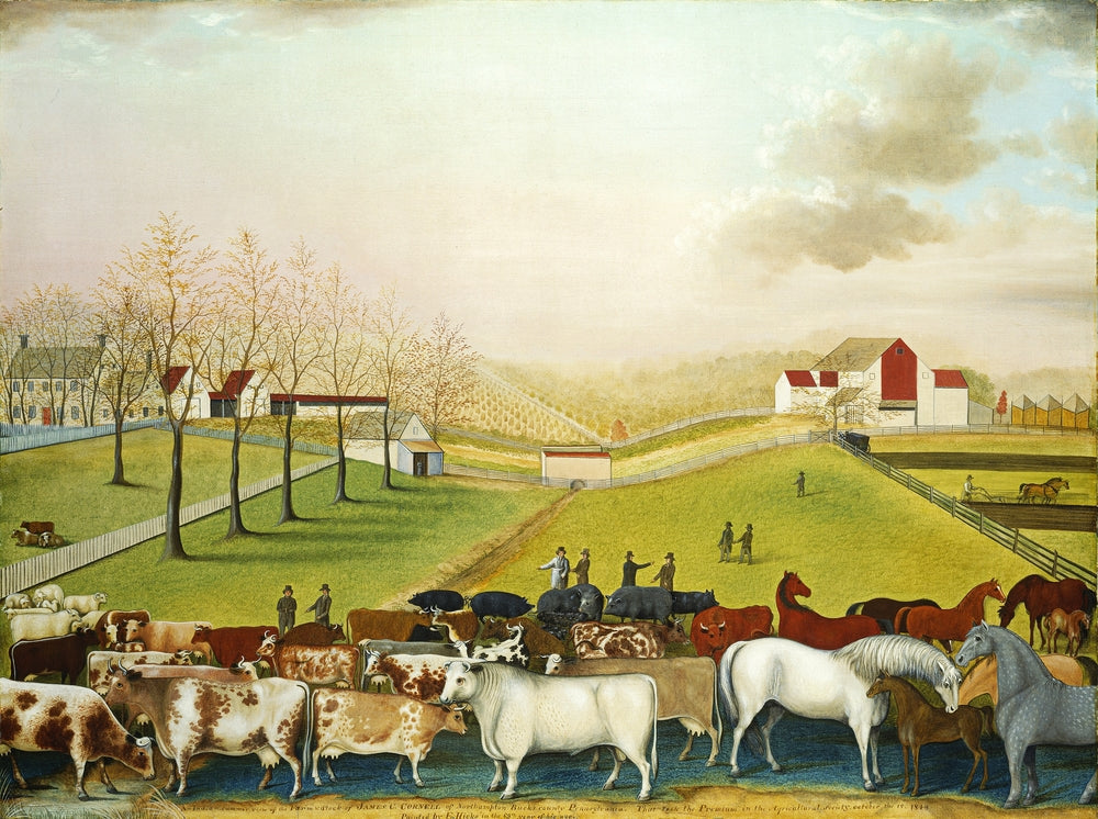 The Cornell Farm - by Edward Hicks