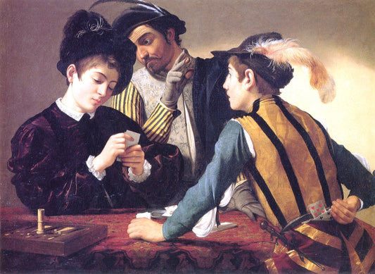 Cardsharps - by Caravaggio