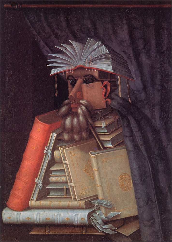 The Librarian - by Giuseppe Arcimboldo