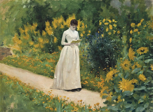 Reading on the Garden Path - by Albert Aublet