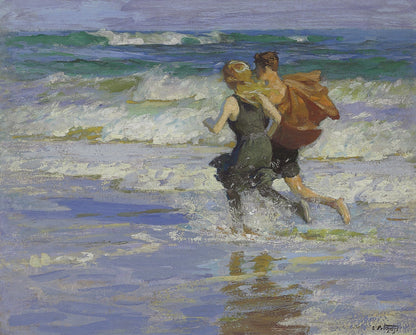 At the Beach - by Edward Henry Potthast