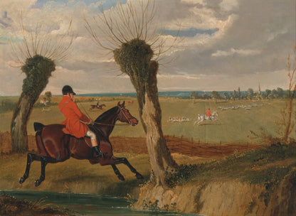 The Suffolk Hunt- Full Cry - by John Frederick Herring Sr.