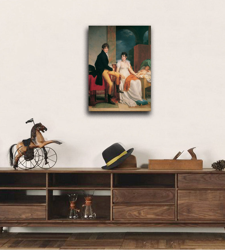 Moritz Christian Reichsgraf Von Fries Mit Seiner Frau Maria Theresia Josepha - by François Gérard