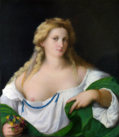 A Blonde Woman - by Palma Vecchio