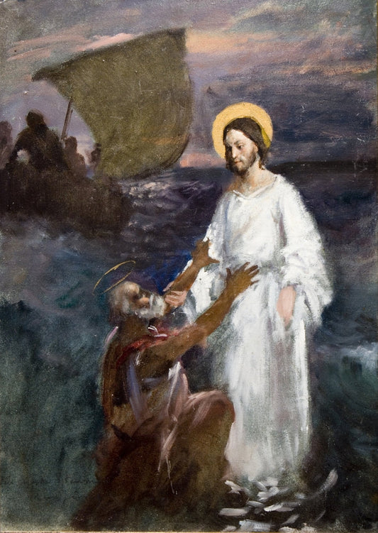 Christ Walks on Water - by Eero Järnefelt