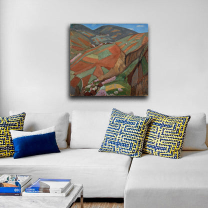 Highly Cultivated Hills - by Fujishima Takeji