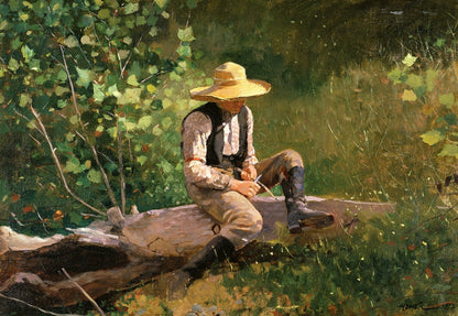 The Whittling Boy - by Winslow Homer