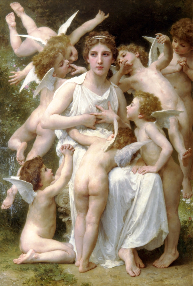 Assault - by William-Adolphe Bouguereau