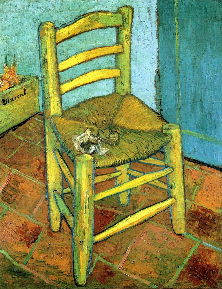 Van Gogh's Chair - by Vincent van Gogh