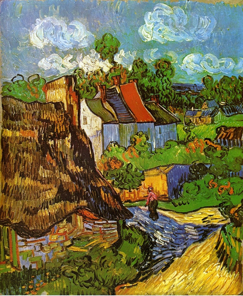 Houses in Auvers 2 - by Vincent van Gogh