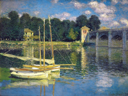 The Bridge at Argenteuil - by Claude Monet