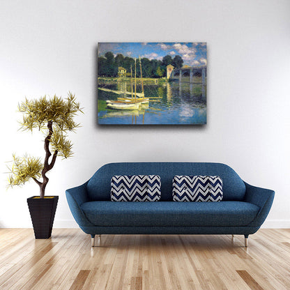 The Bridge at Argenteuil - by Claude Monet