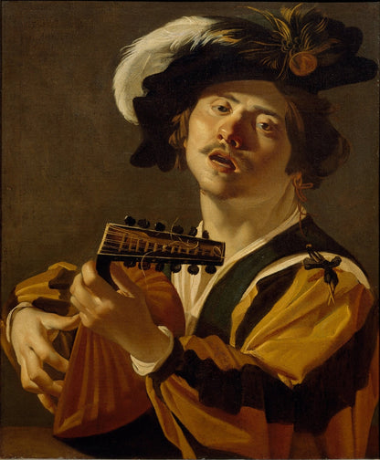 The Lute Player - by Dirck van Baburen