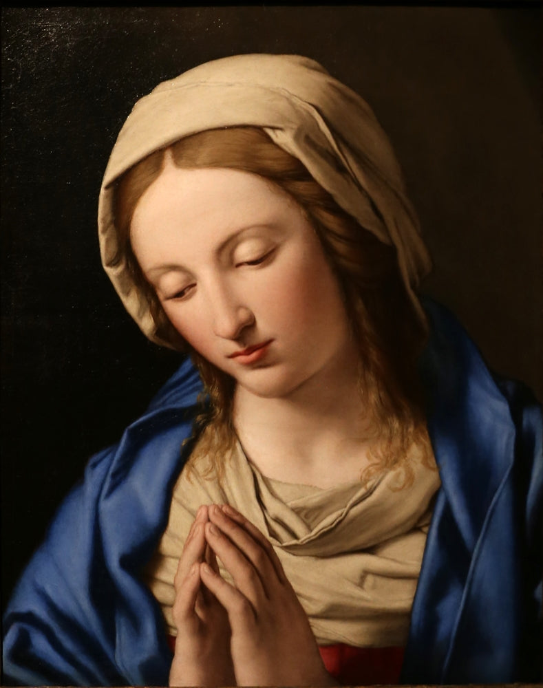 Madonna Orante - by Giovanni Battista Salvi da Sassoferrato