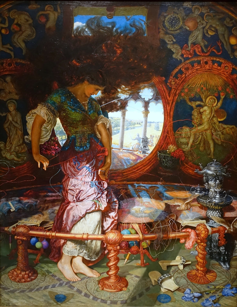 The Lady of Shalott - by Edward Robert Hughes