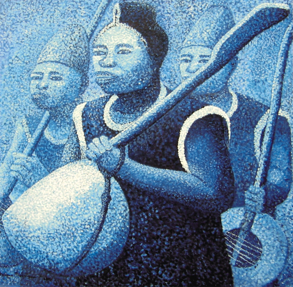 Gongola Traditional Musician - by Olusola David, Ayibiowu