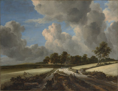 Wheat Fields - by Jacob van Ruisdael