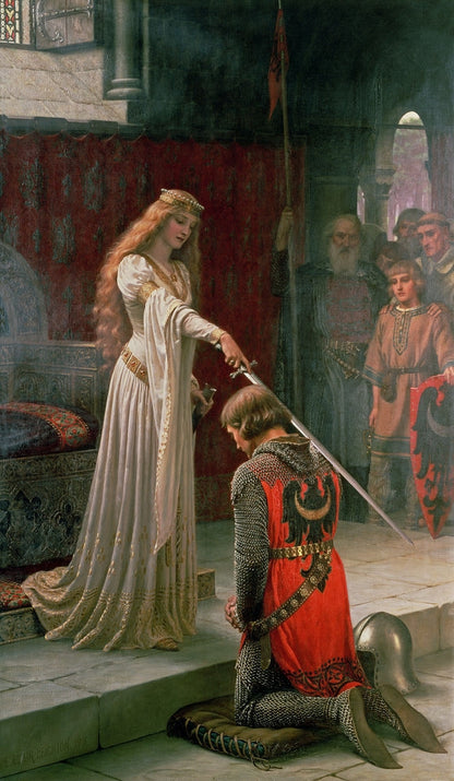 Accolade - by Edmund Blair Leighton