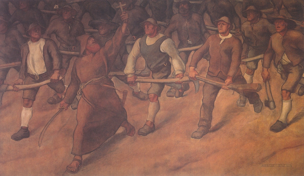 Haspinger Anno Neun - by Albin Egger-Lienz