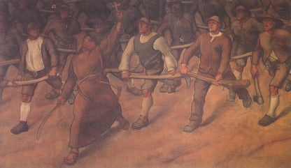 Haspinger Anno Neun - by Albin Egger-Lienz