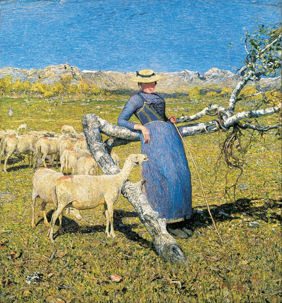 High Noon in the Alps - by Giovanni Segantini