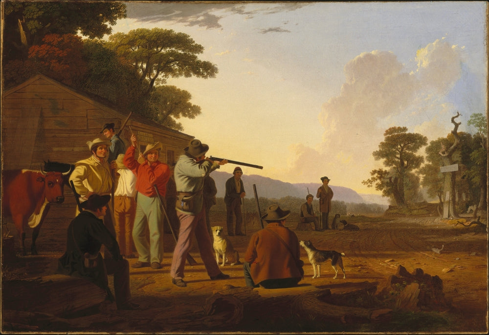 Shooting for the Beef - by George Caleb Bingham