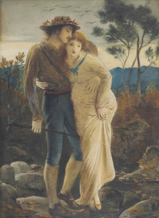 Pastoral Lovers - by Simeon Solomon