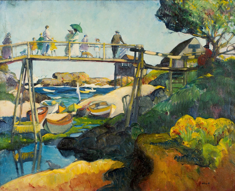 The Gay Bridge - by Leon Kroll