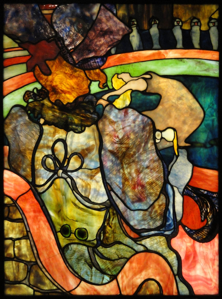 Au Nouveau Cirque, Papa Chrysanthème - by Louis Comfort Tiffany