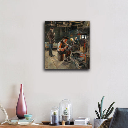 Rustic life - by Akseli Gallen-Kallela