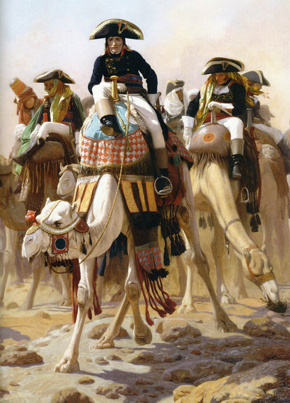 General Bonaparte with his Military Staff in Egypt - by Jean-Leon Gerome