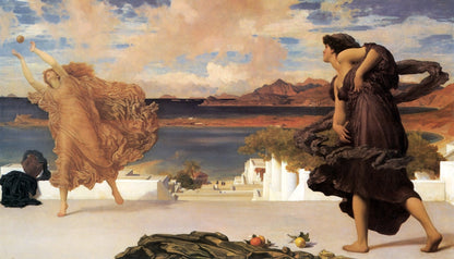 Greek Girls Playing at Ball - by Frederic Leighton