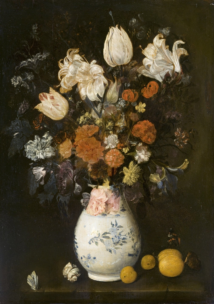 Flowers in a vase - by Judith Leyster