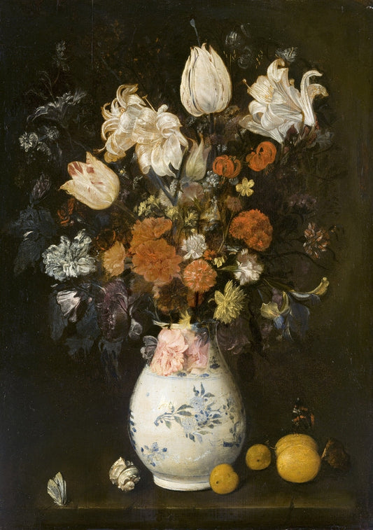 Flowers in a vase - by Judith Leyster