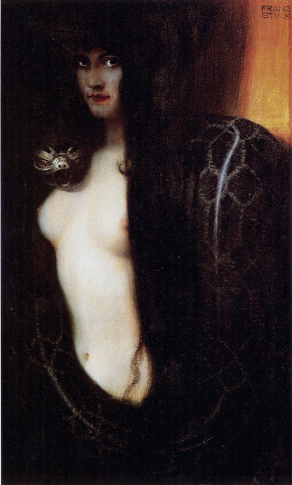 The Sin - by Franz Stuck