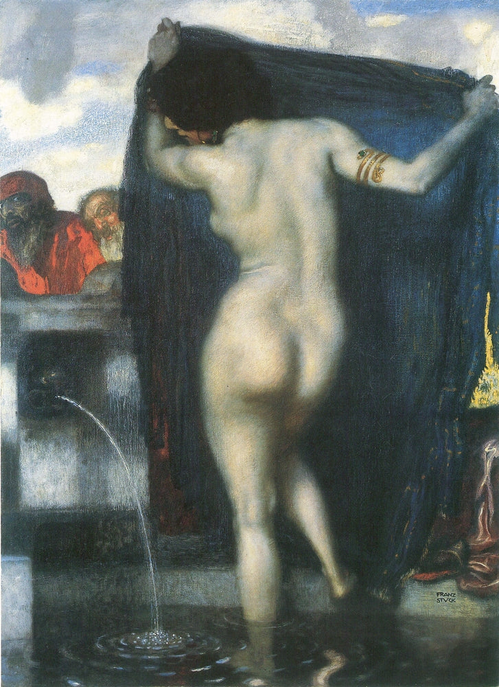 Susanna and the Elders - by Franz Stuck