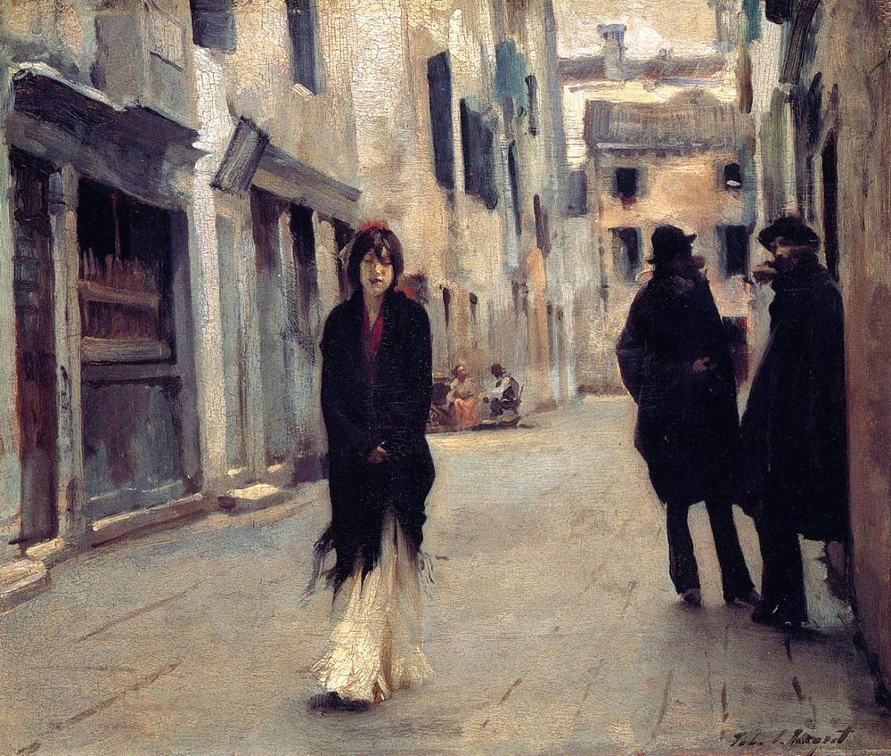 Street in Venice - by John Singer Sargent