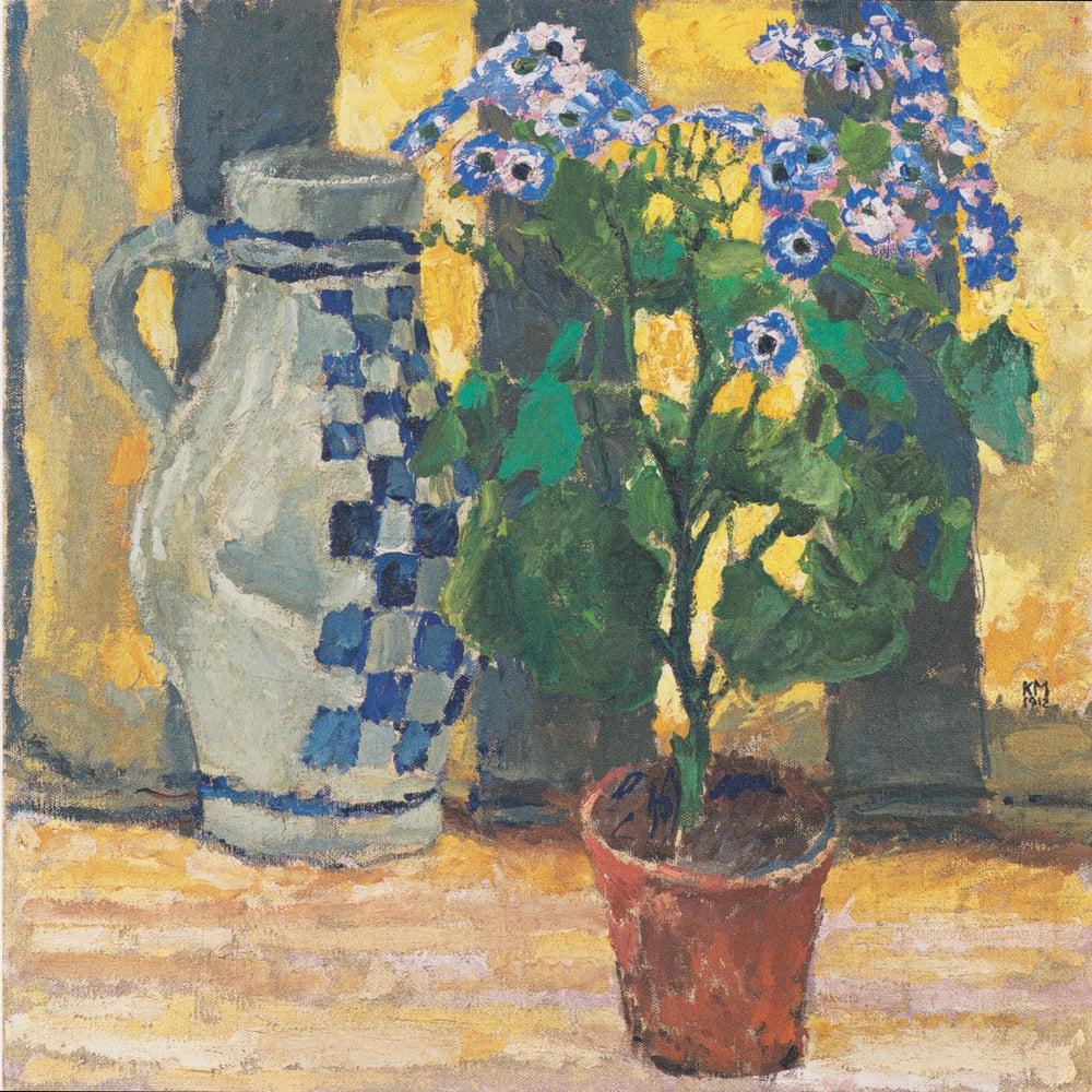 Flower pot and ceramic jug - by Koloman Moser