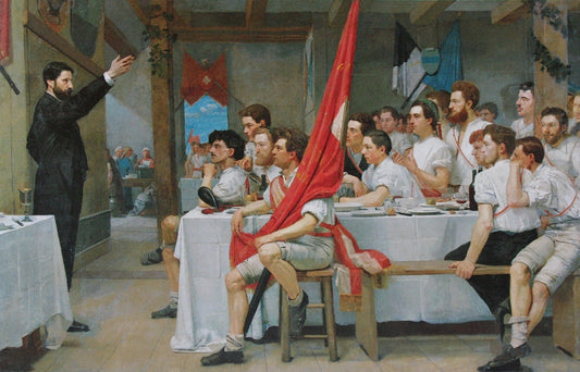 The Turner Banquet - by Ferdinand Hodler