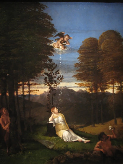 Allegory of Chastity - by Lorenzo Lotto