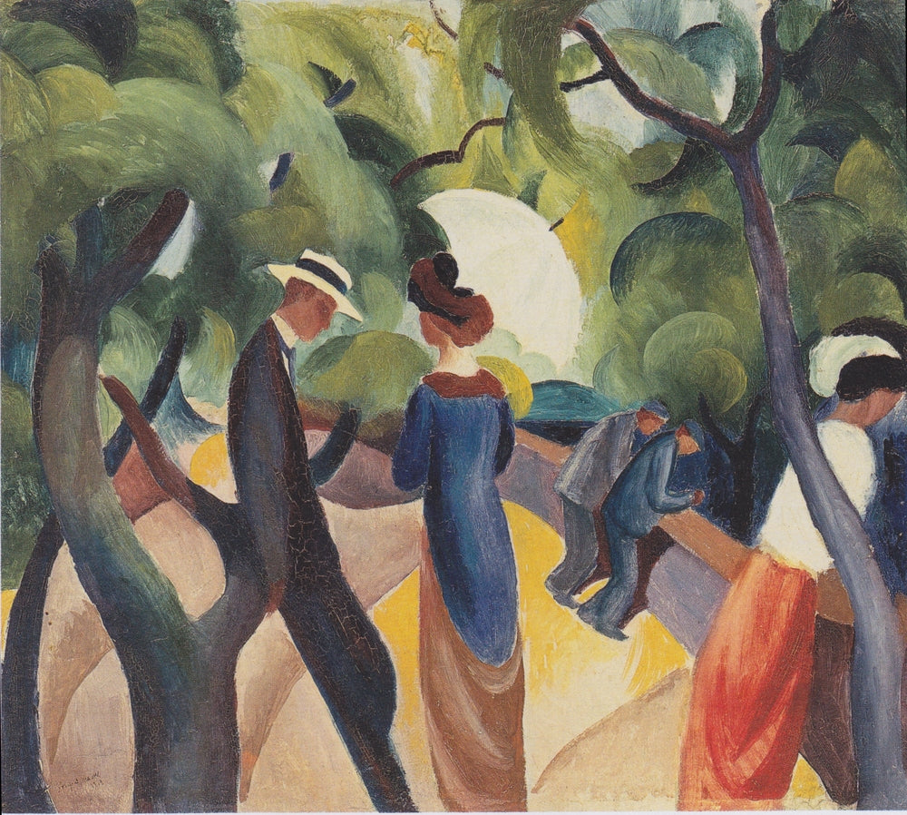 Promenade - by August Macke