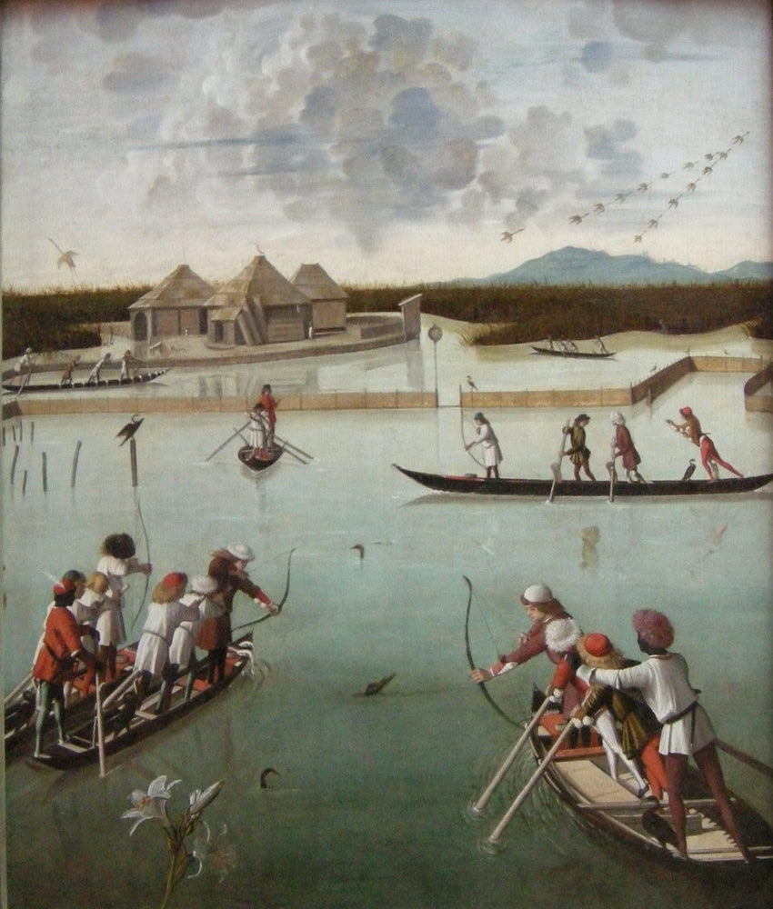 Hunting on the Lagoon - by Vittore Carpaccio