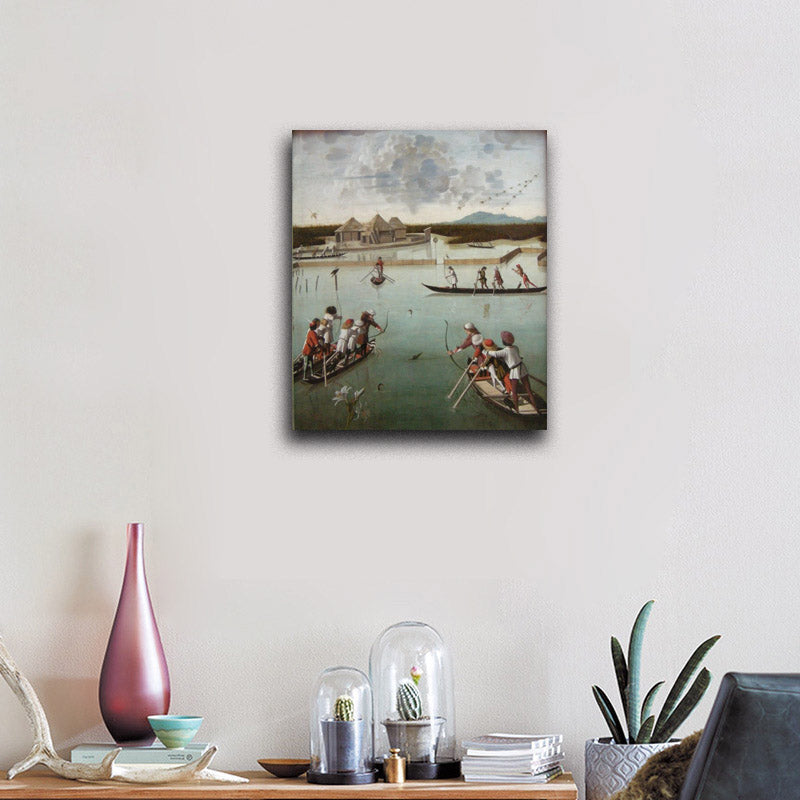 Hunting on the Lagoon - by Vittore Carpaccio