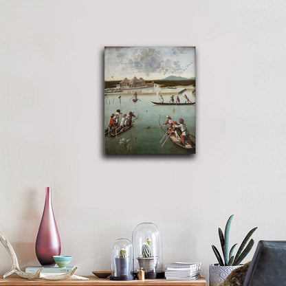 Hunting on the Lagoon - by Vittore Carpaccio