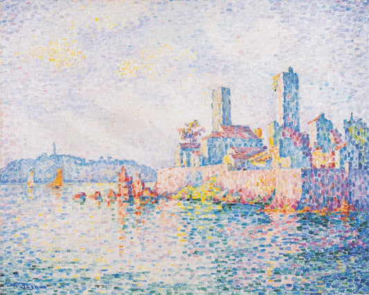 Antibes, the towers - by Paul Signac