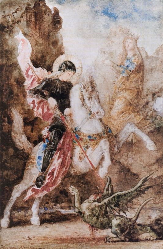 Saint George - by Gustave Moreau