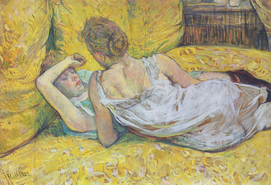 Abandonment (The pair) - by Henri de Toulouse-Lautrec