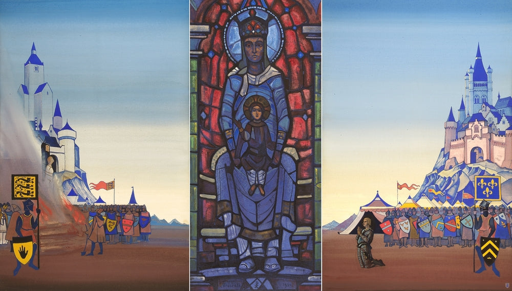 Jeanne d'Arc - by Nicholas Roerich