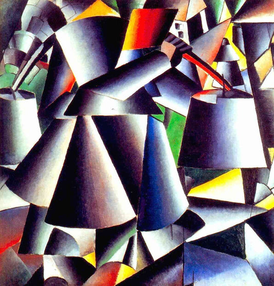 Peasant woman - by Kazimir Malevich